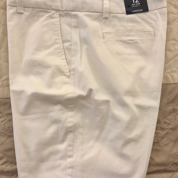 NEW, with tags - white chino crop - size 12 - Picture 3 of 8